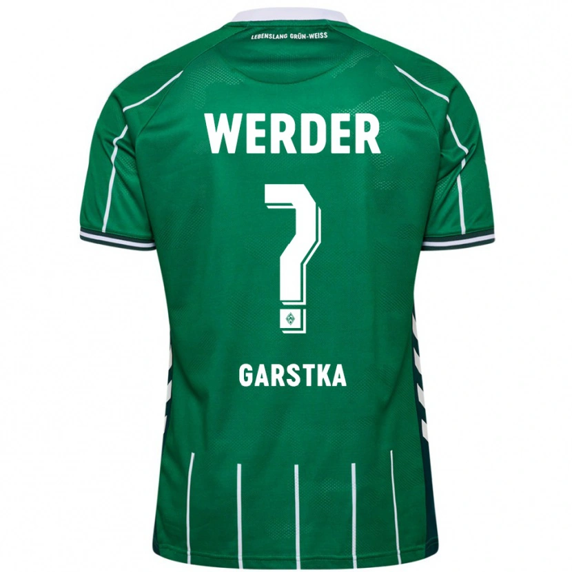 DanxenレディースMaximilian Garstka#0グリーン ホワイトホームシャツ2025/26ジャージーユニフォーム