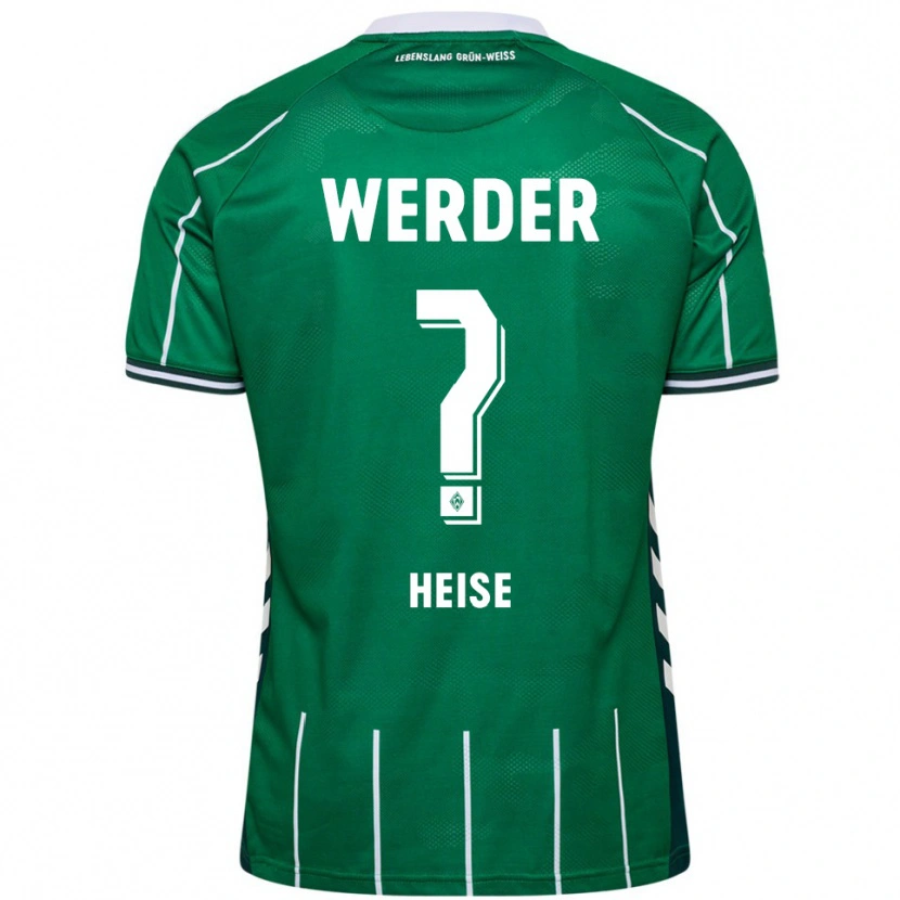 DanxenレディースMarius Heise#0グリーン ホワイトホームシャツ2025/26ジャージーユニフォーム