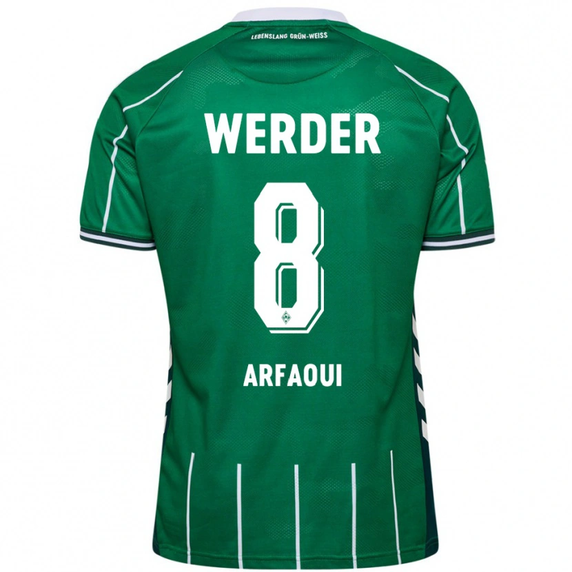 DanxenレディースAmira Arfaoui#8グリーン ホワイトホームシャツ2025/26ジャージーユニフォーム