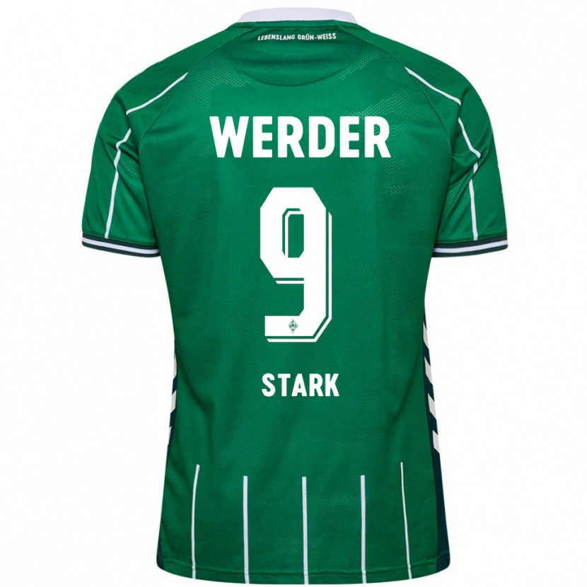 DanxenレディースChristian Stark#9グリーン ホワイトホームシャツ2025/26ジャージーユニフォーム