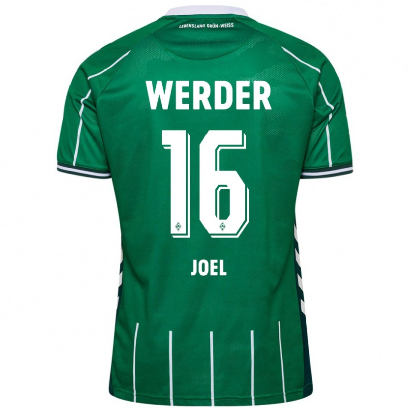 DanxenレディースJoshua Joel#16グリーン ホワイトホームシャツ2025/26ジャージーユニフォーム