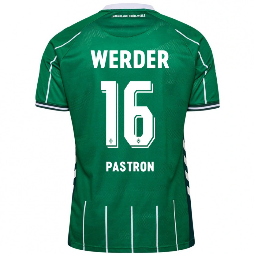 DanxenレディースAlvin Pastron#16グリーン ホワイトホームシャツ2025/26ジャージーユニフォーム