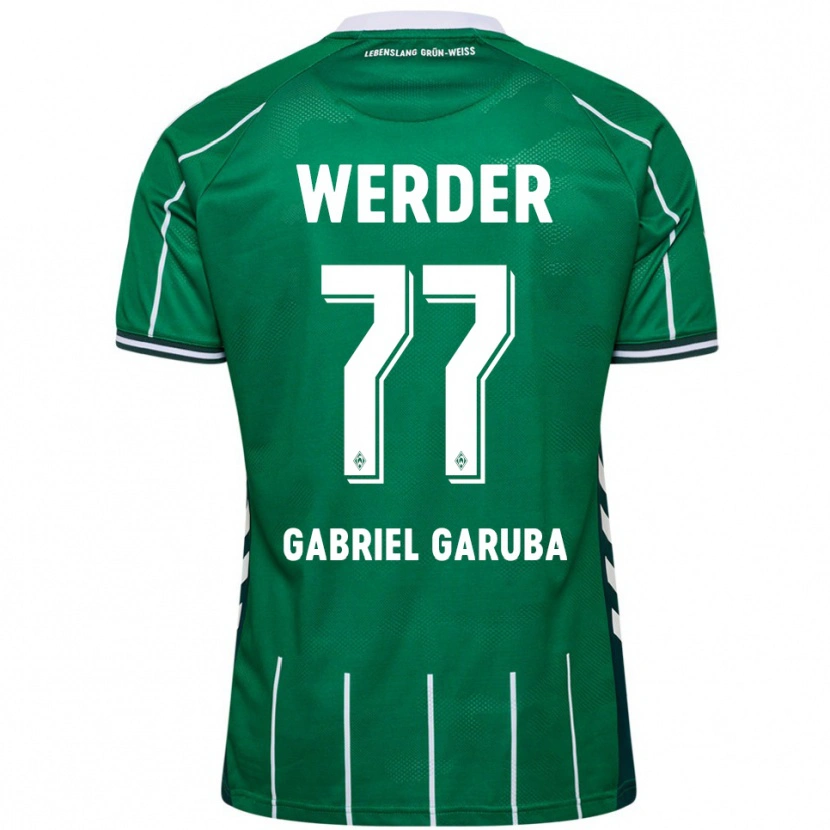 DanxenレディースNajib Gabriel Garuba#77グリーン ホワイトホームシャツ2025/26ジャージーユニフォーム