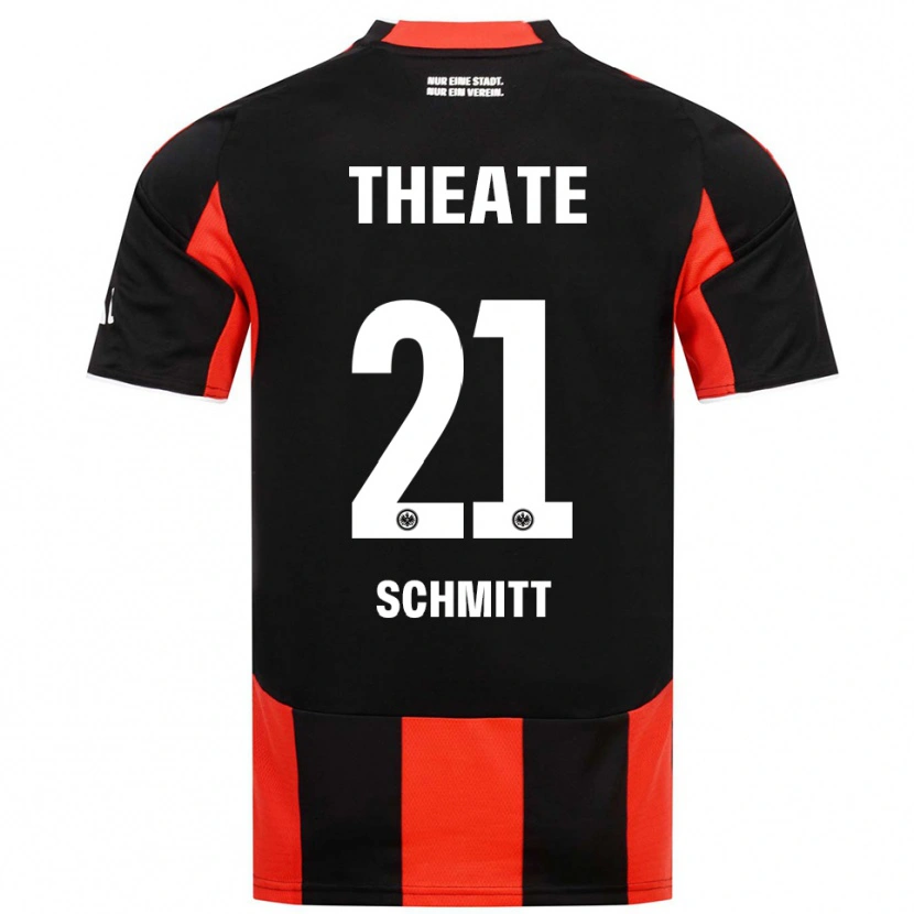 DanxenレディースJoshua Schmitt#21ブラック レッドホームシャツ2025/26ジャージーユニフォーム
