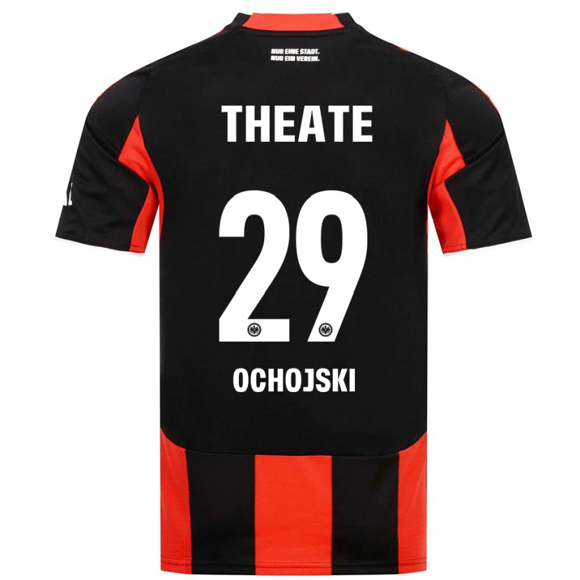 DanxenレディースNico Ochojski#29ブラック レッドホームシャツ2025/26ジャージーユニフォーム