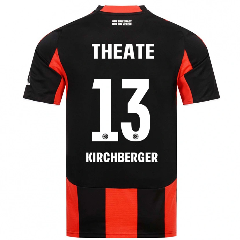 DanxenレディースVirginia Kirchberger#13ブラック レッドホームシャツ2025/26ジャージーユニフォーム