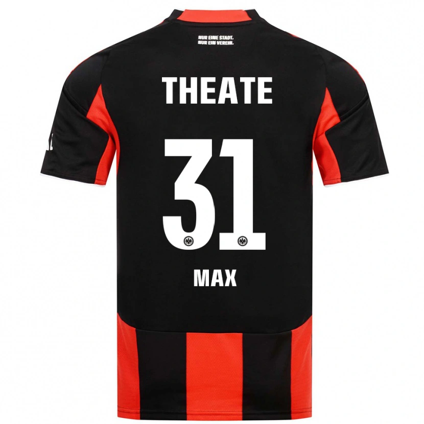 Danxenレディースフィリップ・マックス#31ブラック レッドホームシャツ2025/26ジャージーユニフォーム