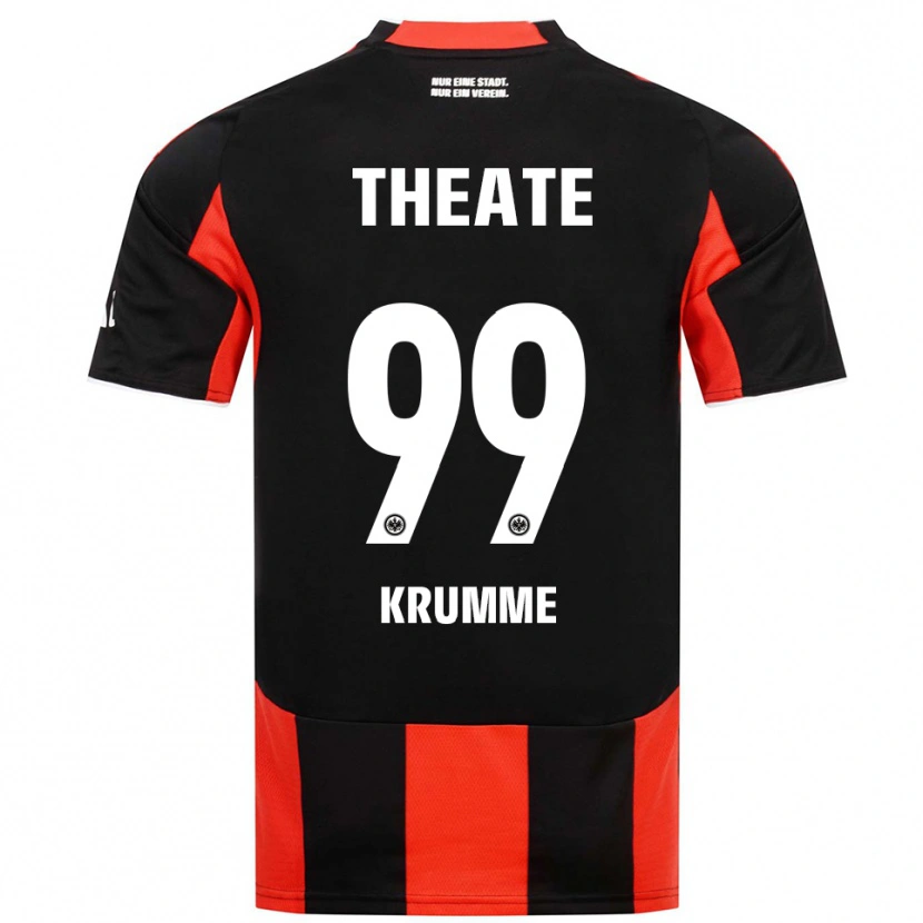 DanxenレディースJanne Krumme#99ブラック レッドホームシャツ2025/26ジャージーユニフォーム