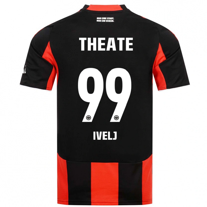 DanxenレディースNoemi Ivelj#99ブラック レッドホームシャツ2025/26ジャージーユニフォーム