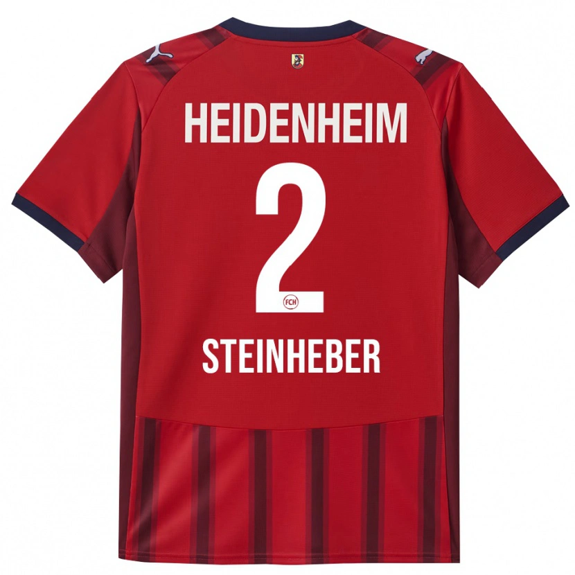 DanxenレディースLeni Steinheber#2レッド ネイビーホームシャツ2025/26ジャージーユニフォーム