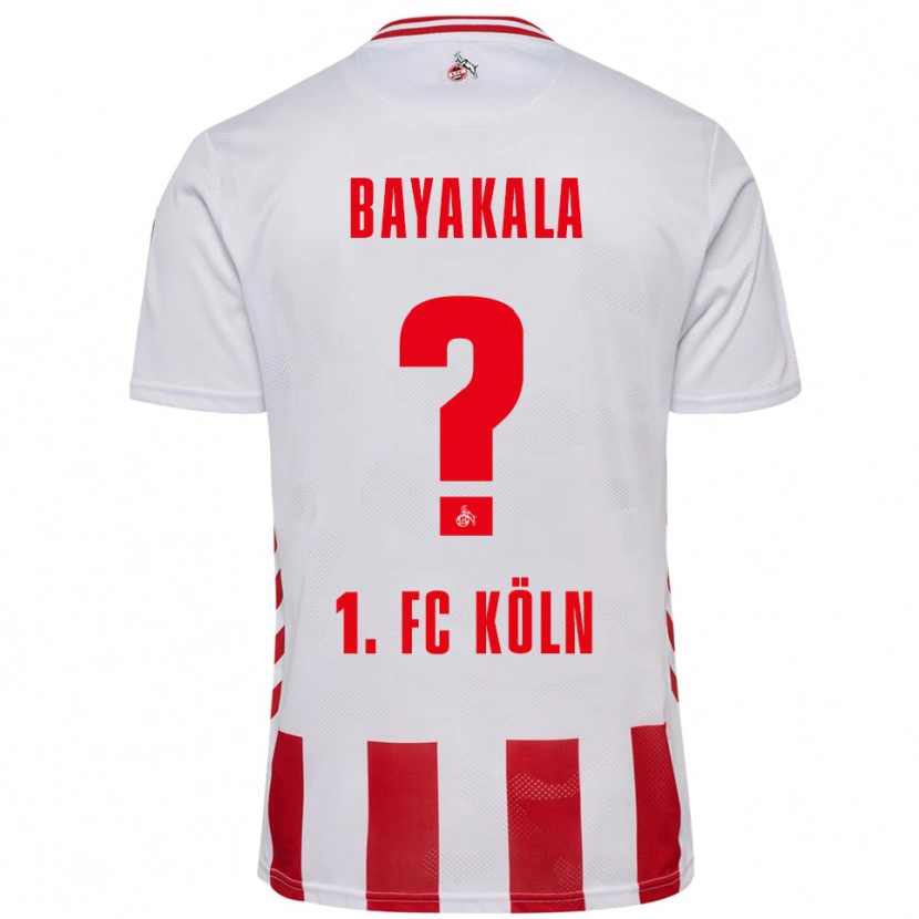 DanxenレディースAaron Bayakala#0ホワイト レッドホームシャツ2025/26ジャージーユニフォーム
