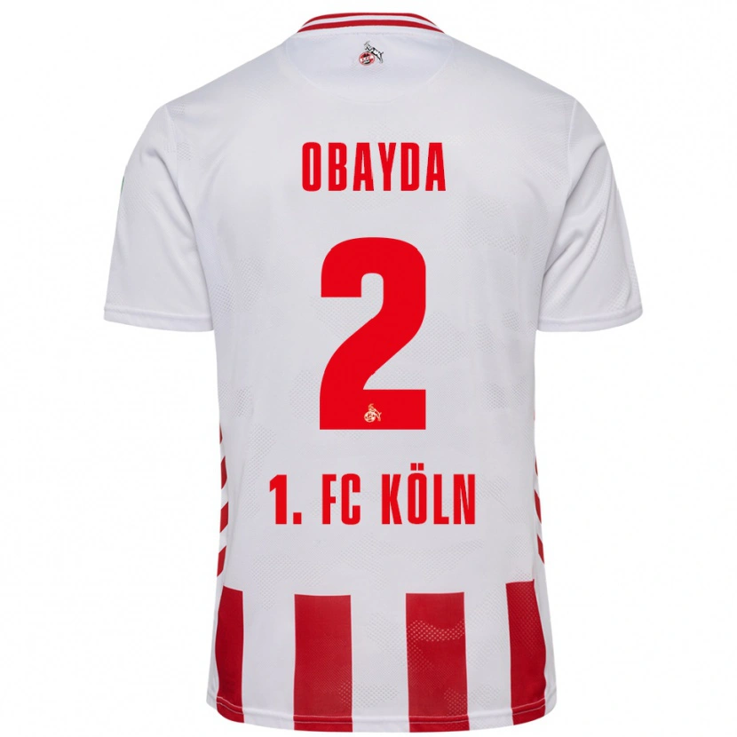 DanxenレディースYazan Obayda#2ホワイト レッドホームシャツ2025/26ジャージーユニフォーム