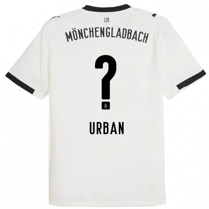 DanxenレディースSimon Urban#0ホワイト ブラックホームシャツ2025/26ジャージーユニフォーム