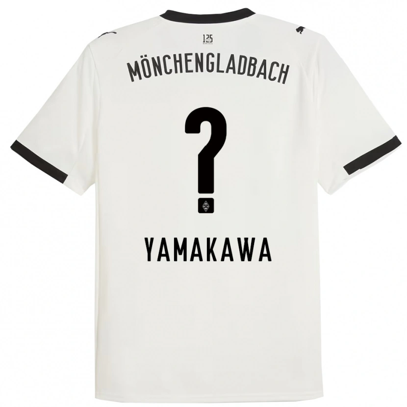 DanxenレディースShinnosuke Yamakawa#0ホワイト ブラックホームシャツ2025/26ジャージーユニフォーム