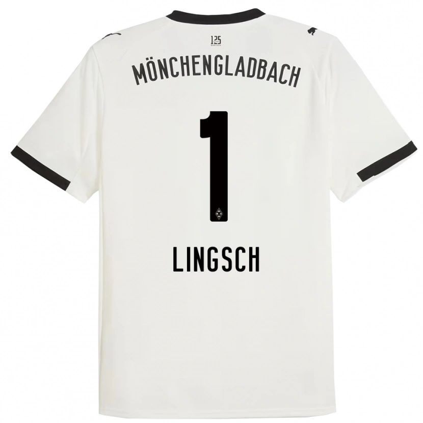 DanxenレディースTina Lingsch#1ホワイト ブラックホームシャツ2025/26ジャージーユニフォーム