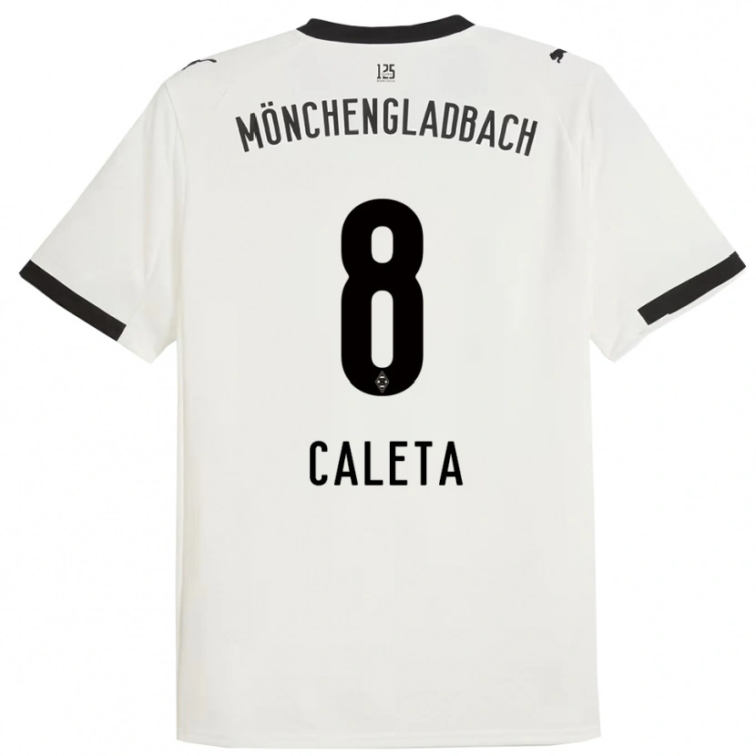 DanxenレディースIvan Caleta#8ホワイト ブラックホームシャツ2025/26ジャージーユニフォーム