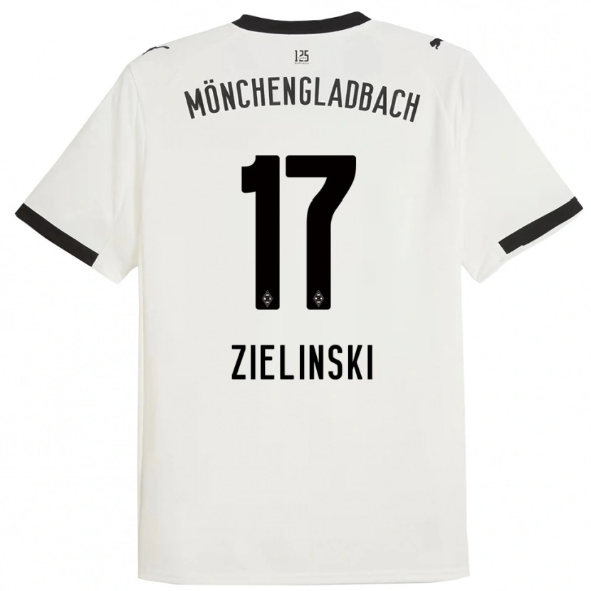 DanxenレディースYvonne Zielinski#17ホワイト ブラックホームシャツ2025/26ジャージーユニフォーム