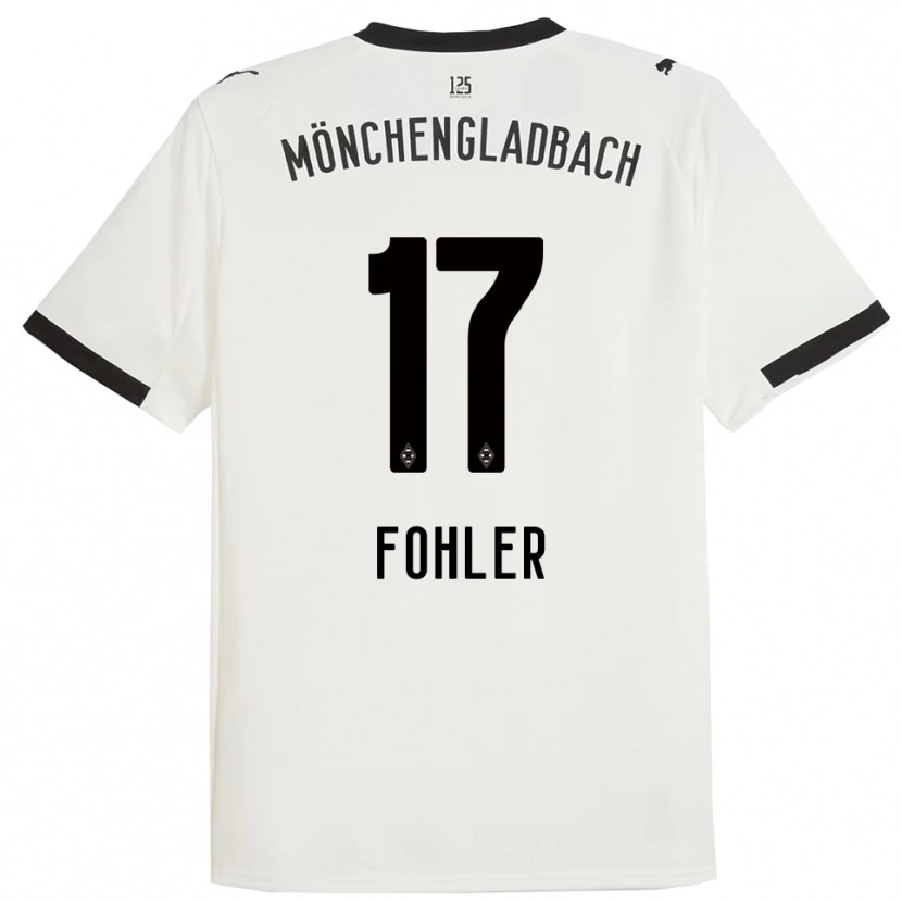 DanxenレディースSelma Fohler#17ホワイト ブラックホームシャツ2025/26ジャージーユニフォーム