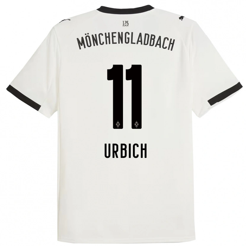 DanxenレディースJan Urbich#11ホワイト ブラックホームシャツ2025/26ジャージーユニフォーム
