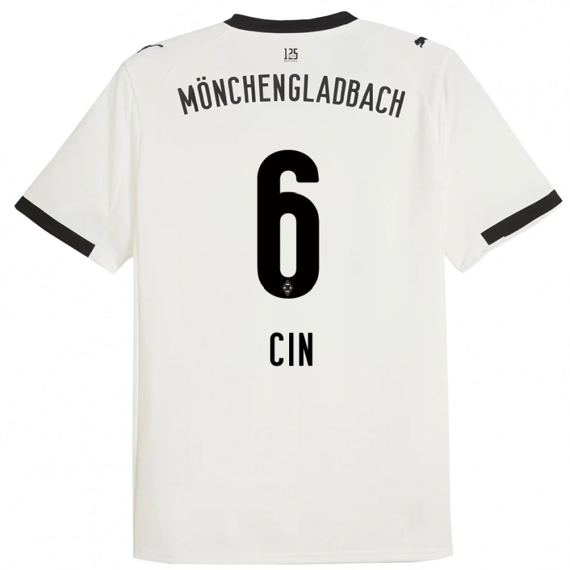 DanxenレディースMiray Cin#6ホワイト ブラックホームシャツ2025/26ジャージーユニフォーム