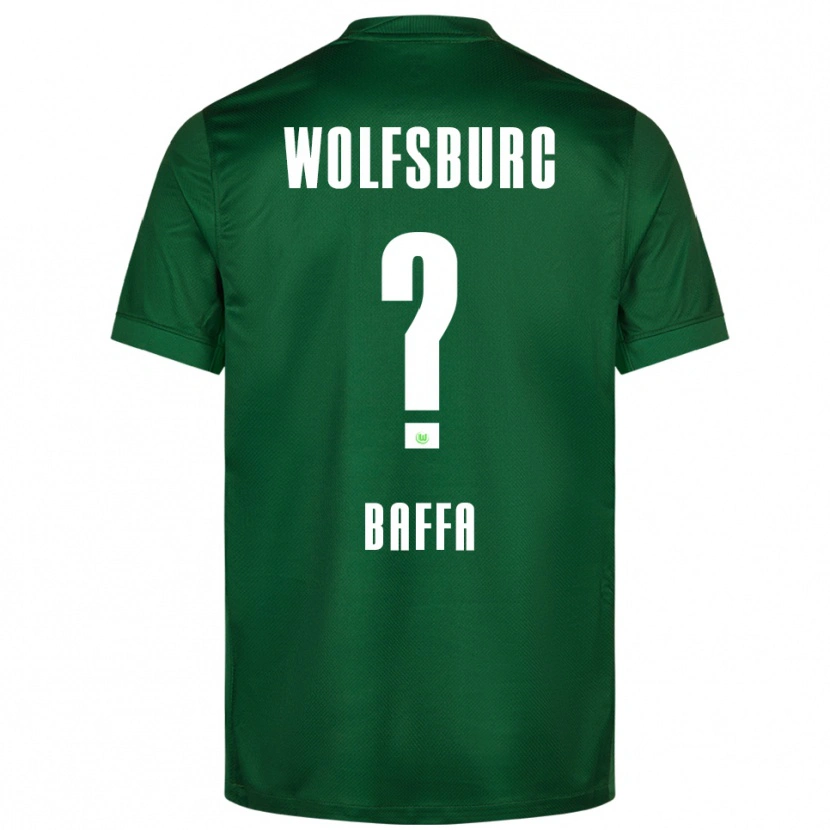 DanxenレディースSalvatore Baffa#0グリーン ホワイトホームシャツ2025/26ジャージーユニフォーム