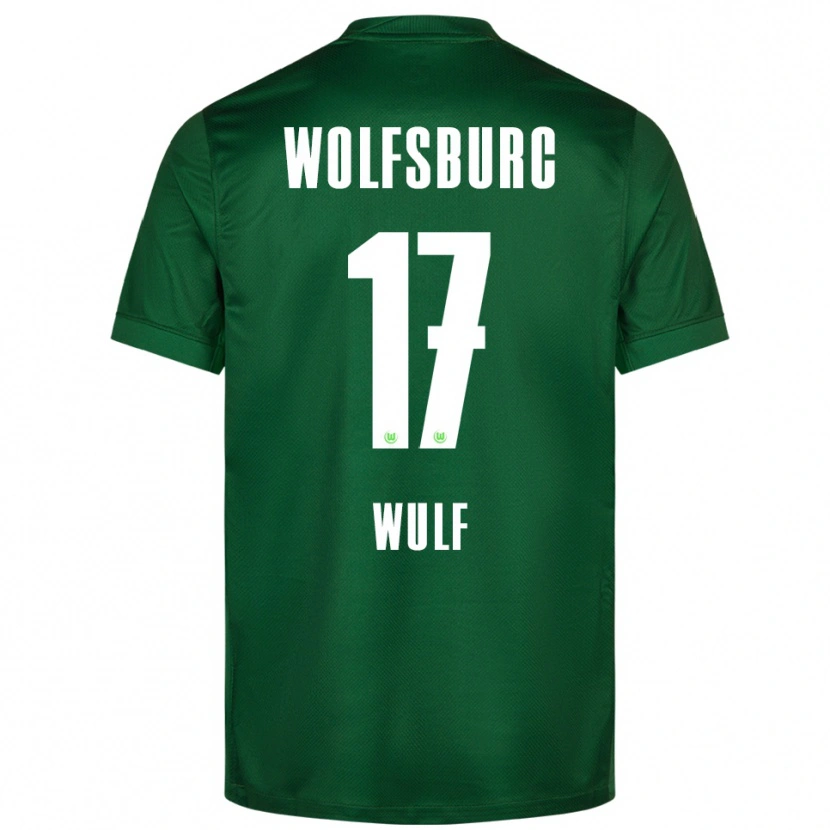 DanxenレディースDiego Wulf#17グリーン ホワイトホームシャツ2025/26ジャージーユニフォーム