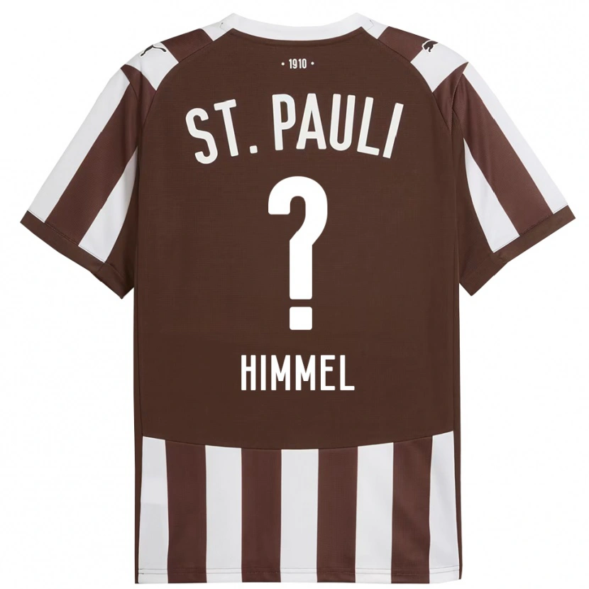 DanxenレディースChristian Himmel#0コーヒー ホワイトホームシャツ2025/26ジャージーユニフォーム