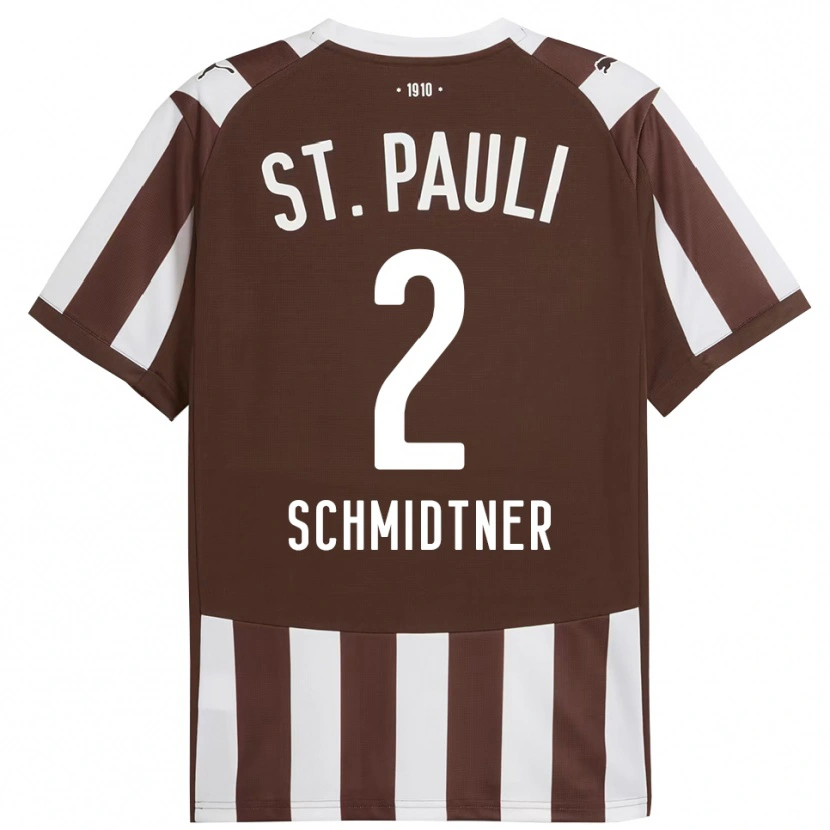 DanxenレディースVictor Schmidtner#2コーヒー ホワイトホームシャツ2025/26ジャージーユニフォーム