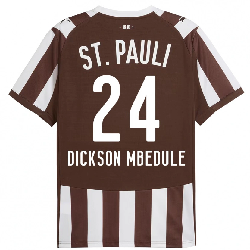 DanxenレディースAmani Dickson Mbedule#24コーヒー ホワイトホームシャツ2025/26ジャージーユニフォーム