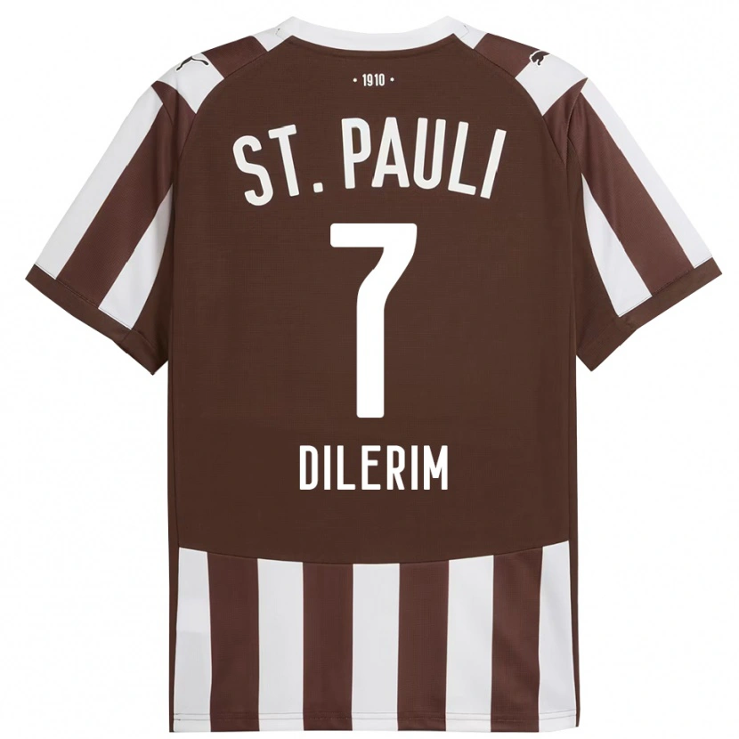 DanxenレディースTaylan Dilerim#7コーヒー ホワイトホームシャツ2025/26ジャージーユニフォーム