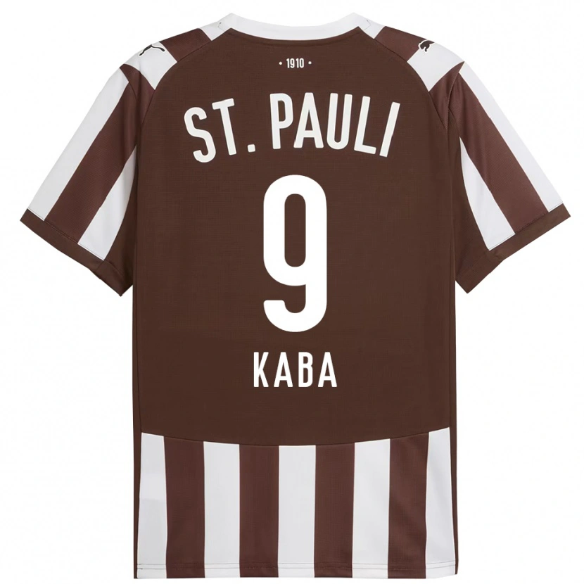 DanxenレディースWissou Kaba#9コーヒー ホワイトホームシャツ2025/26ジャージーユニフォーム