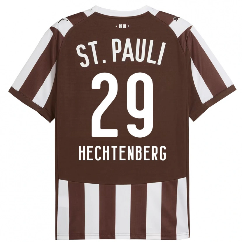 DanxenレディースJulia Hechtenberg#29コーヒー ホワイトホームシャツ2025/26ジャージーユニフォーム
