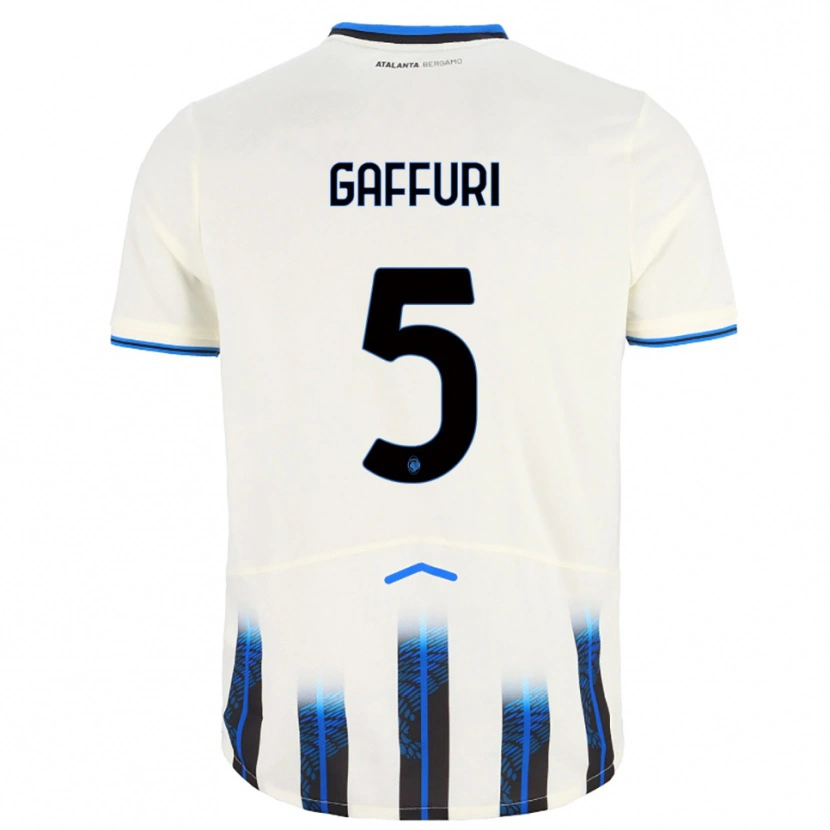 DanxenレディースMetash Gaffuri#5ホワイト ブルーアウェイシャツ2025/26ジャージーユニフォーム