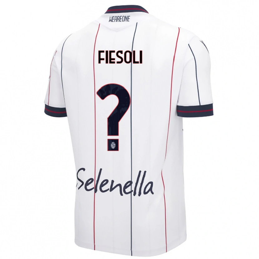DanxenレディースMarta Fiesoli#0ホワイト ロイヤルブルーアウェイシャツ2025/26ジャージーユニフォーム