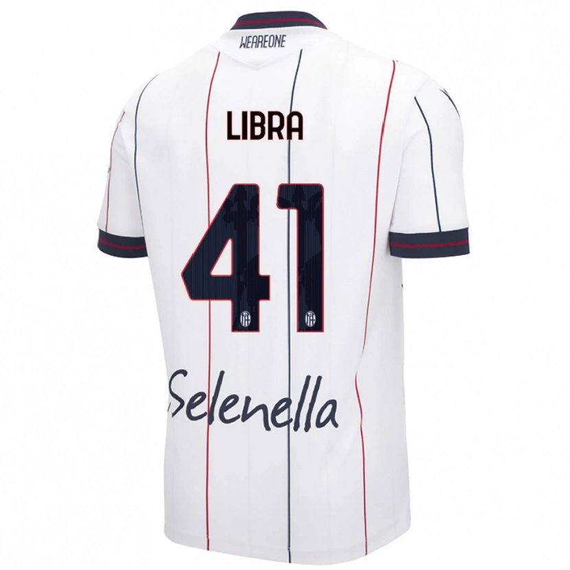 DanxenレディースMarco Libra#41ホワイト ロイヤルブルーアウェイシャツ2025/26ジャージーユニフォーム
