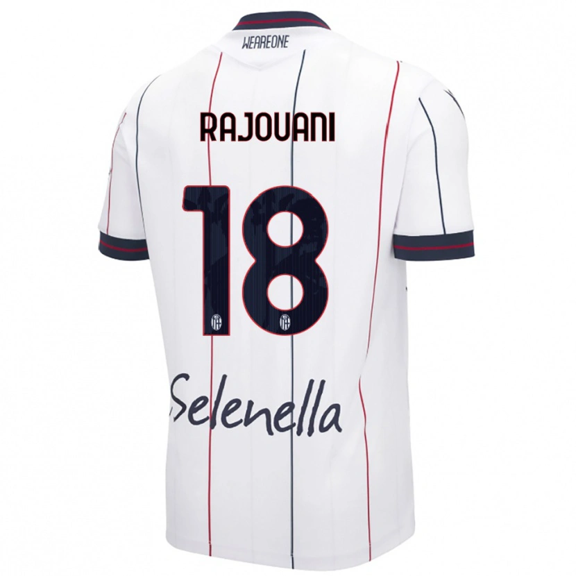DanxenレディースYassir Rajouani#18ホワイト ロイヤルブルーアウェイシャツ2025/26ジャージーユニフォーム