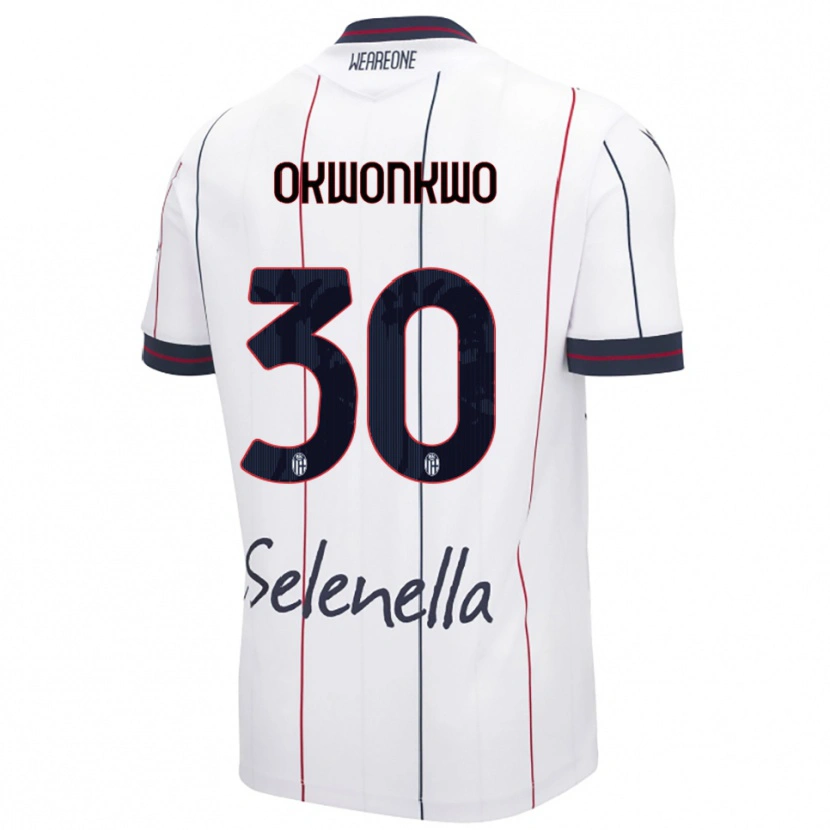DanxenレディースOrji Okwonkwo#30ホワイト ロイヤルブルーアウェイシャツ2025/26ジャージーユニフォーム