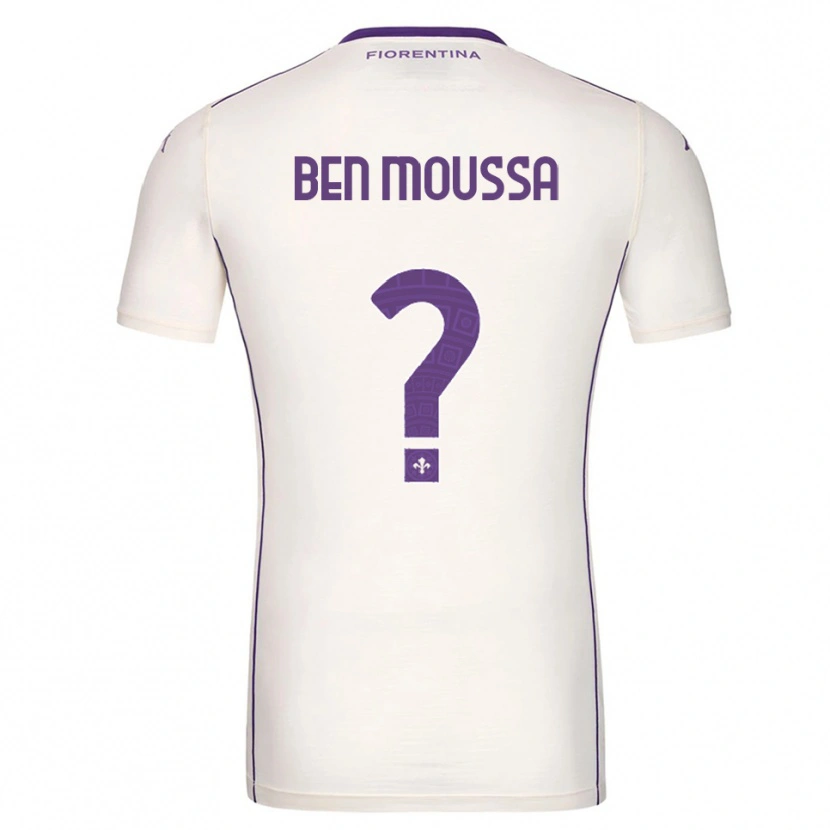 DanxenレディースMehdi Ben Moussa#0ホワイト パープル レッドアウェイシャツ2025/26ジャージーユニフォーム