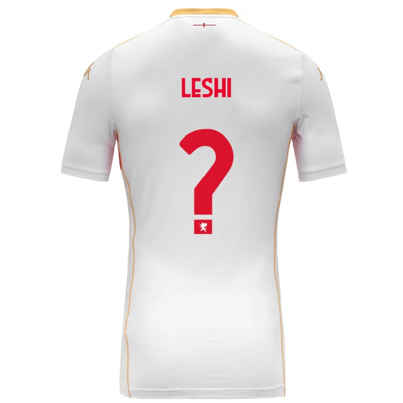 DanxenレディースArber Leshi#0ホワイト レッドアウェイシャツ2025/26ジャージーユニフォーム