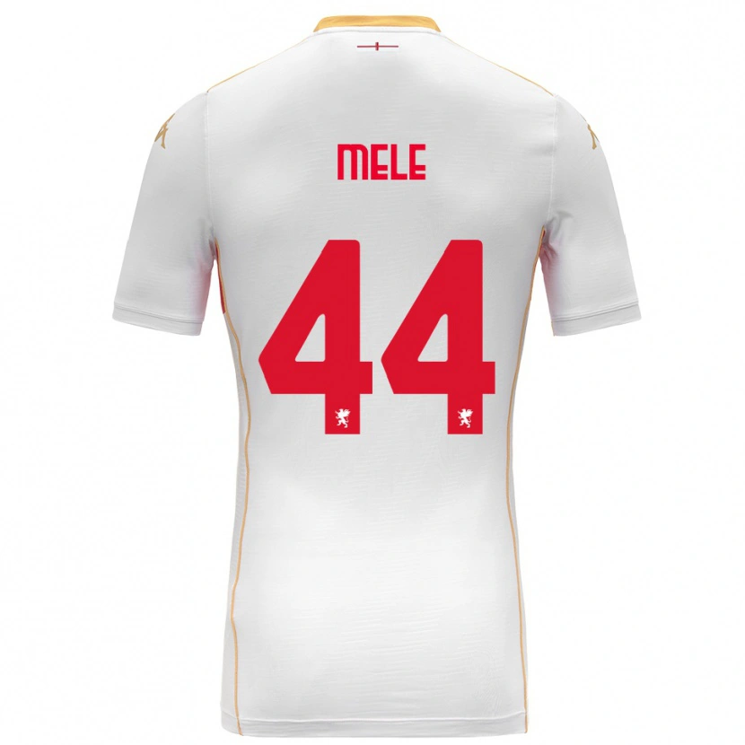DanxenレディースChiara Mele#44ホワイト レッドアウェイシャツ2025/26ジャージーユニフォーム