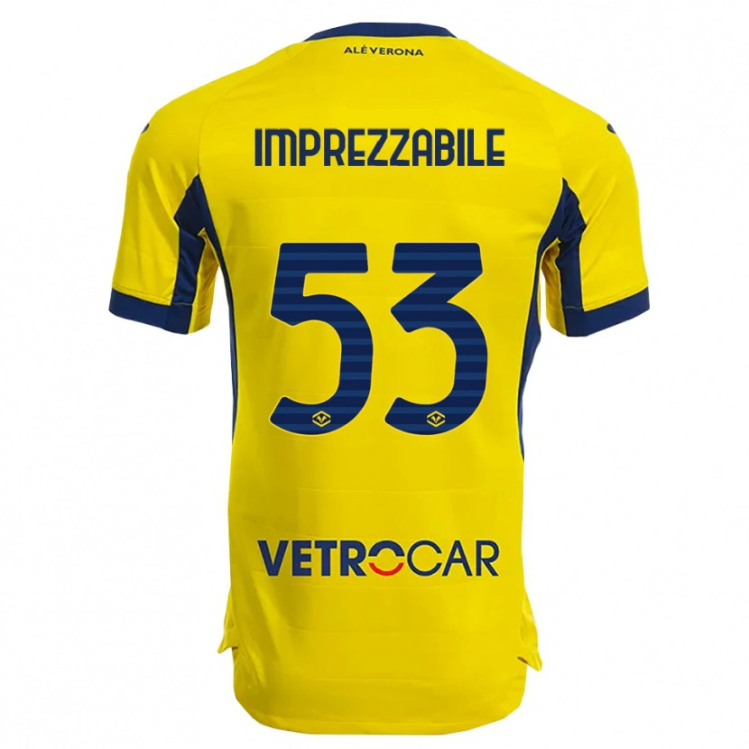 DanxenレディースFrancesca Imprezzabile#53イエロー ネイビーアウェイシャツ2025/26ジャージーユニフォーム