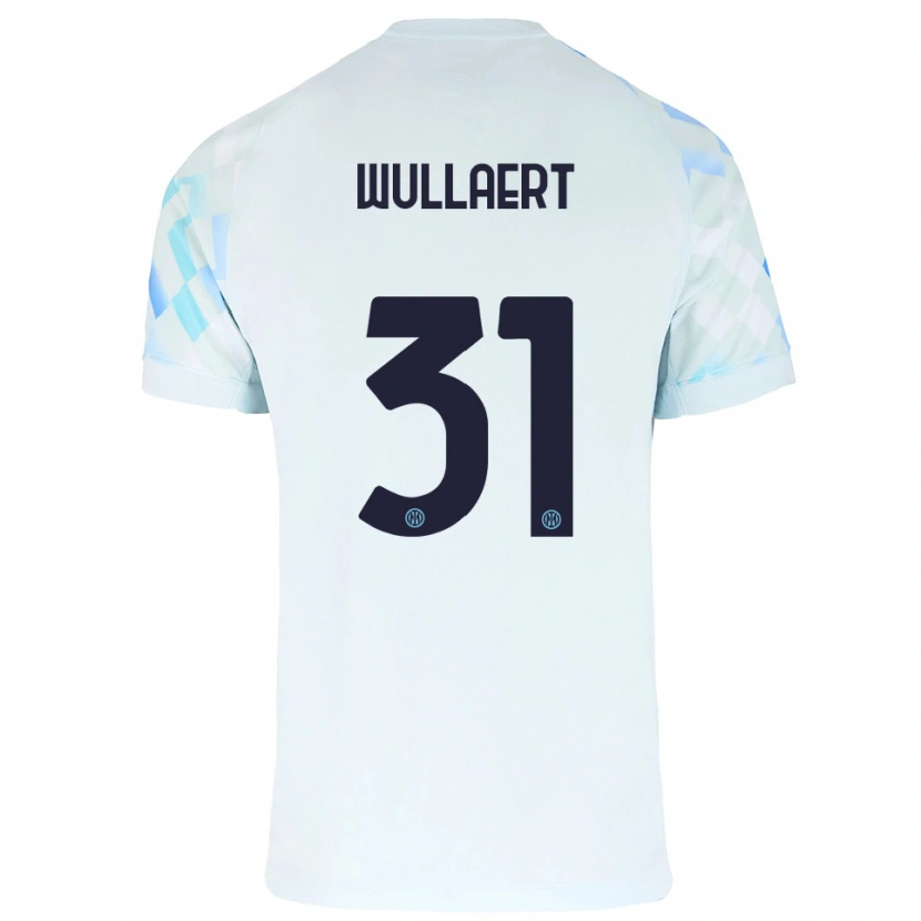 DanxenレディースTessa Wullaert#31ホワイト ブルーアウェイシャツ2025/26ジャージーユニフォーム