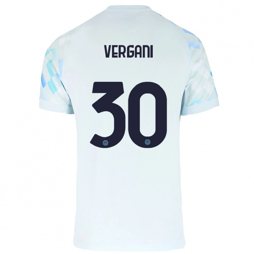 DanxenレディースBianca Vergani#30ホワイト ブルーアウェイシャツ2025/26ジャージーユニフォーム