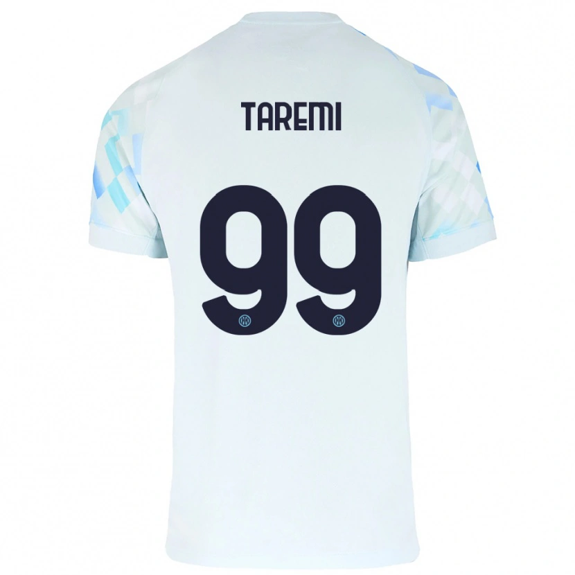 Danxenレディースメフディ・タレミ#99ホワイト ブルーアウェイシャツ2025/26ジャージーユニフォーム