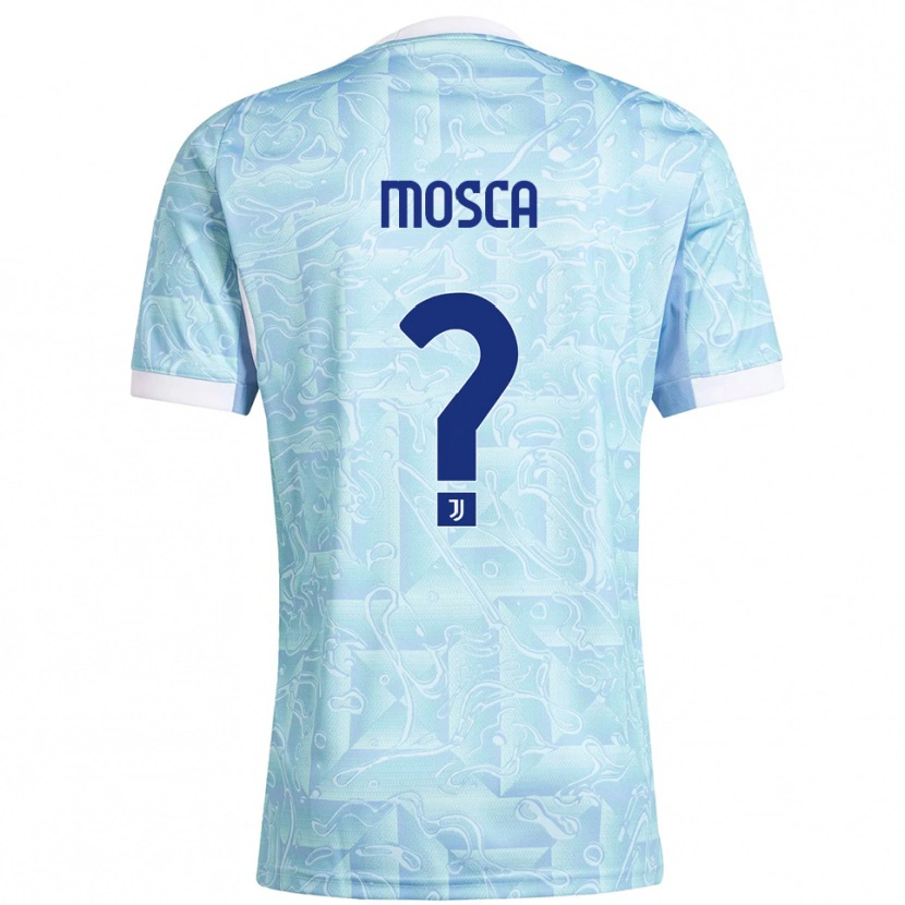 DanxenレディースGuglielmo Mosca#0スカイブルー イエローアウェイシャツ2025/26ジャージーユニフォーム