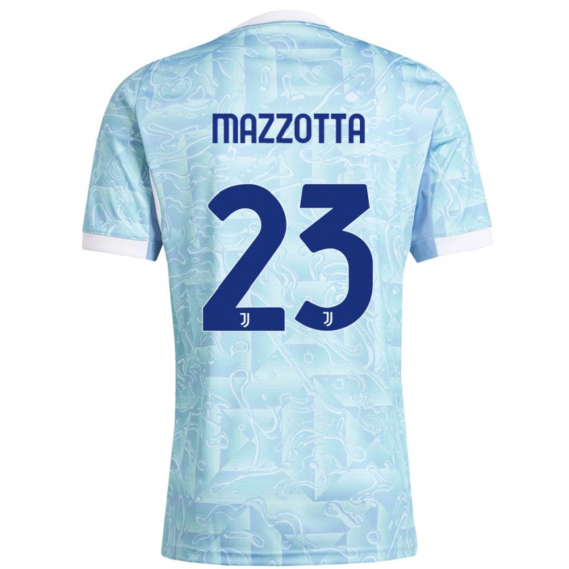 DanxenレディースRaphael Mazzotta#23スカイブルー イエローアウェイシャツ2025/26ジャージーユニフォーム