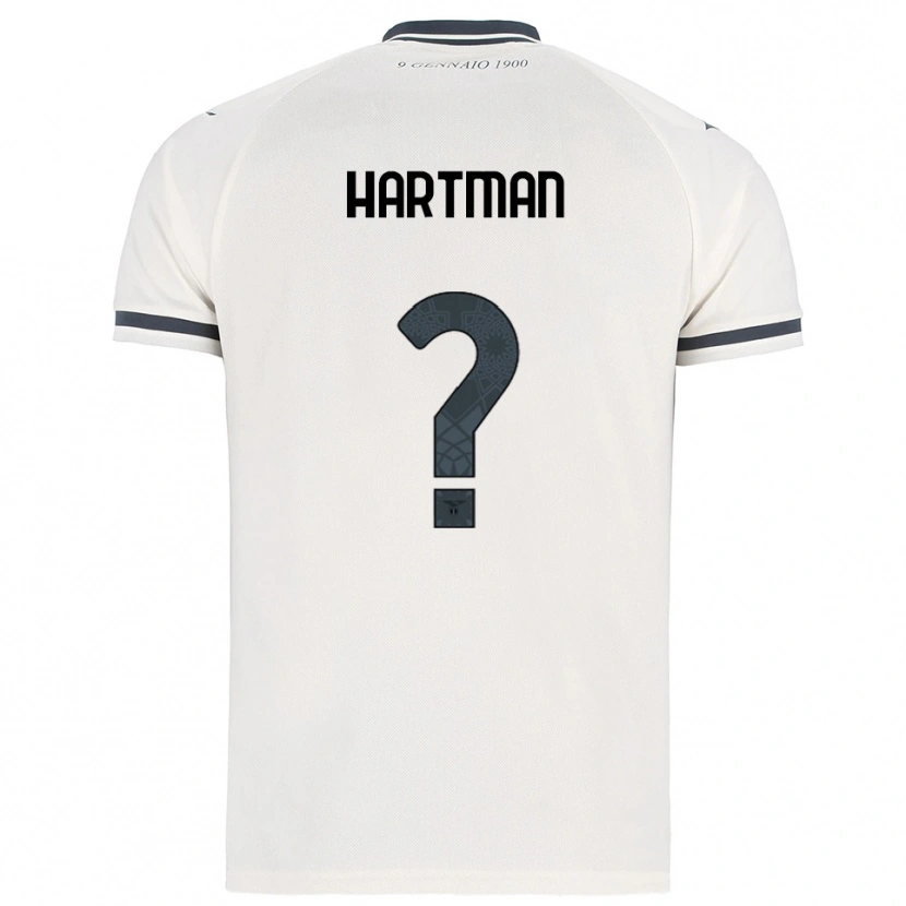 DanxenレディースThomas Hartman#0ホワイト ネイビーアウェイシャツ2025/26ジャージーユニフォーム