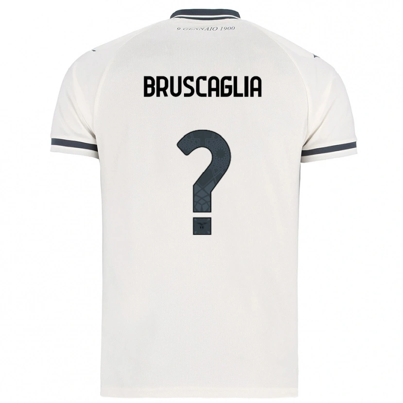 DanxenレディースLukas Bruscaglia#0ホワイト ネイビーアウェイシャツ2025/26ジャージーユニフォーム