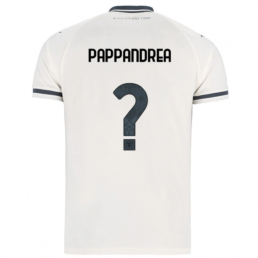 DanxenレディースFilippo Pappandrea#0ホワイト ネイビーアウェイシャツ2025/26ジャージーユニフォーム