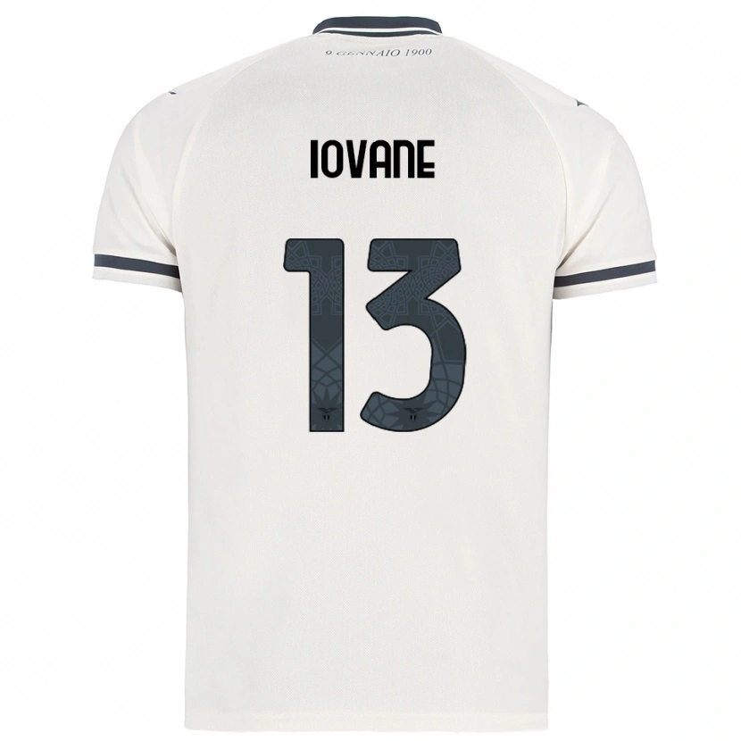 DanxenレディースMatteo Iovane#13ホワイト ネイビーアウェイシャツ2025/26ジャージーユニフォーム